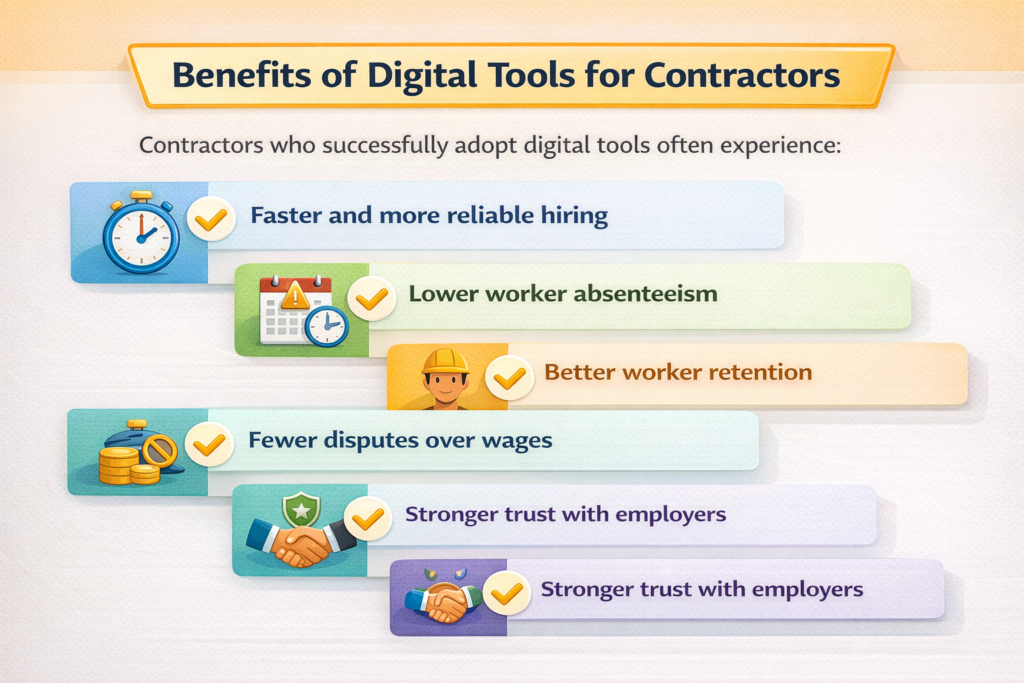 Benifits of Digital Tools for Contractors