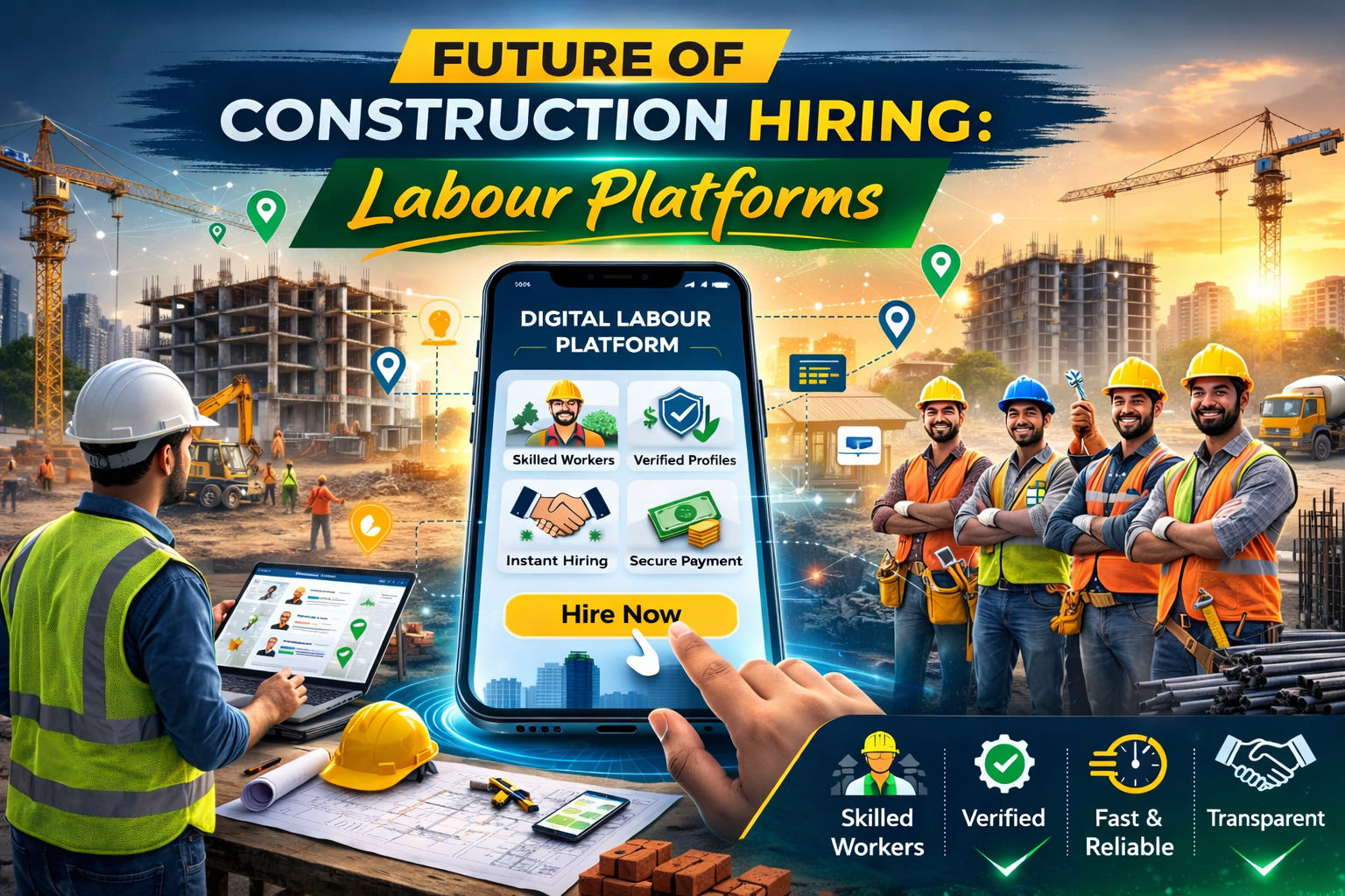 Why Digital Labour Platforms Are the Future of Construction Hiring