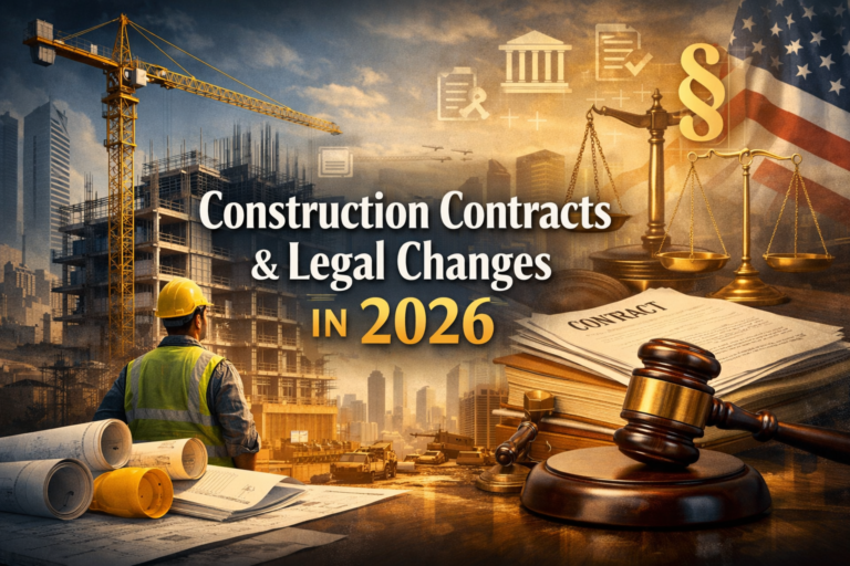 Construction Contracts & Legal Changes in 2026