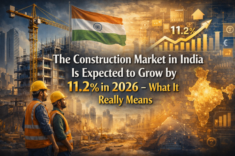 The Construction Market in India Is Expected to Grow by 11.2% in 2026 – What It Really Means