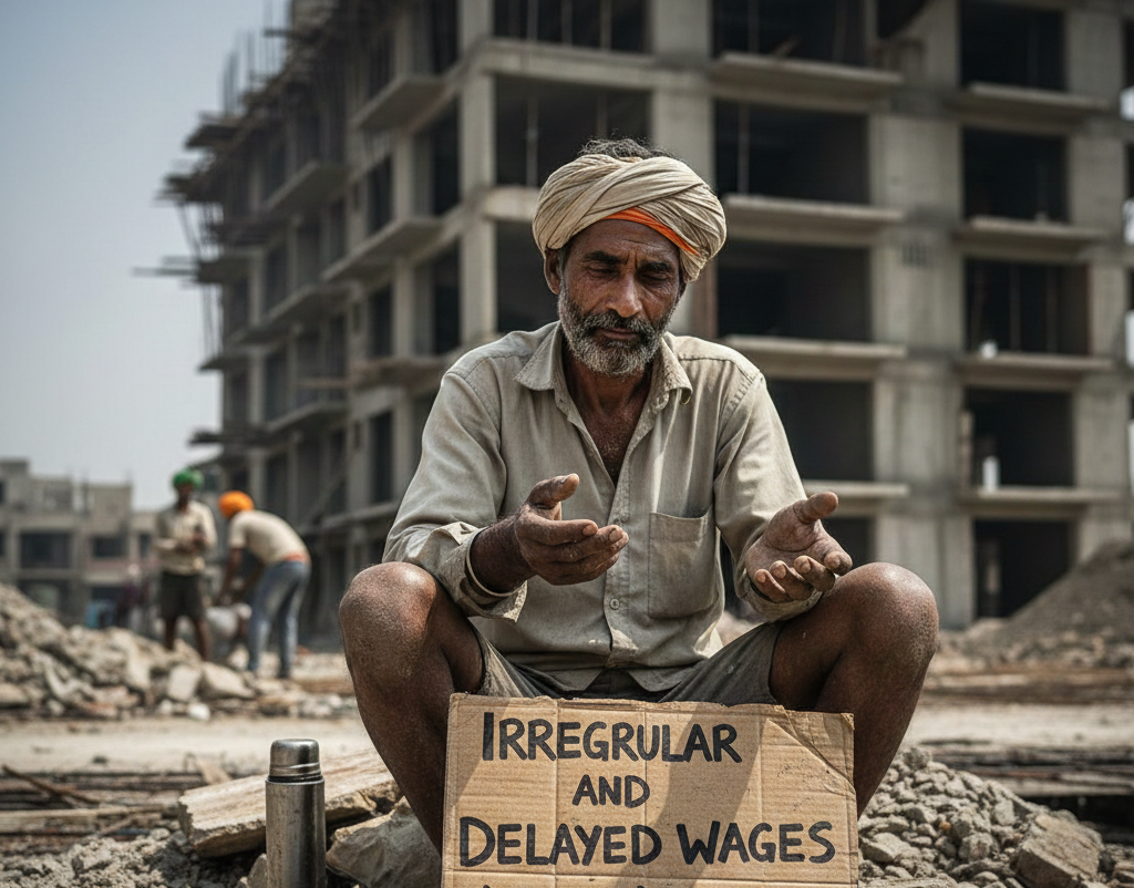 Irregular and Delayed Wages of Workers