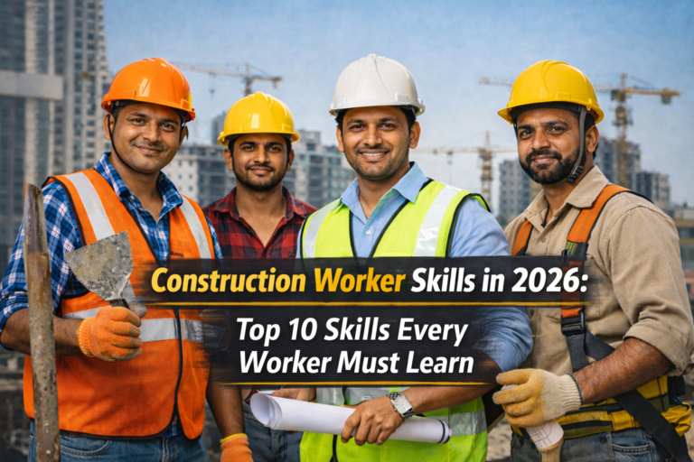 Construction Worker Skills in 2026: Top 10 Skills Every Worker Must Learn