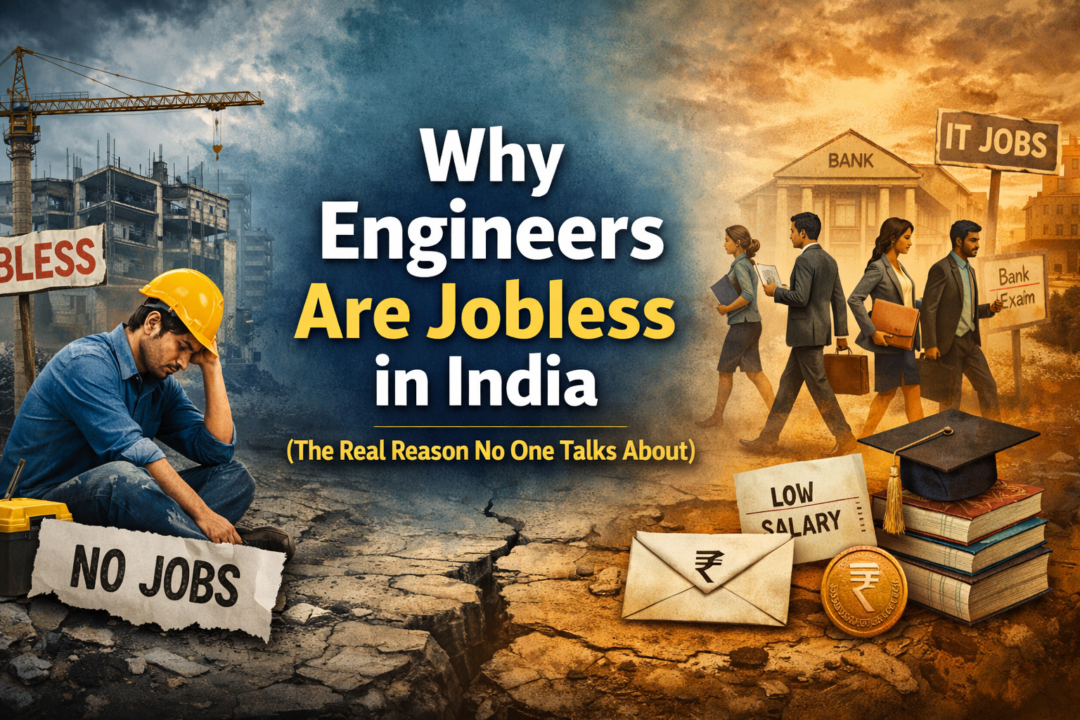 Why Engineers Are Jobless in India (The Real Reason No One Talks About)