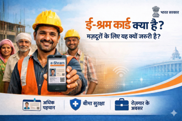 ई-श्रम कार्ड क्या है? मजदूरों के लिए यह क्यों ज़रूरी है?