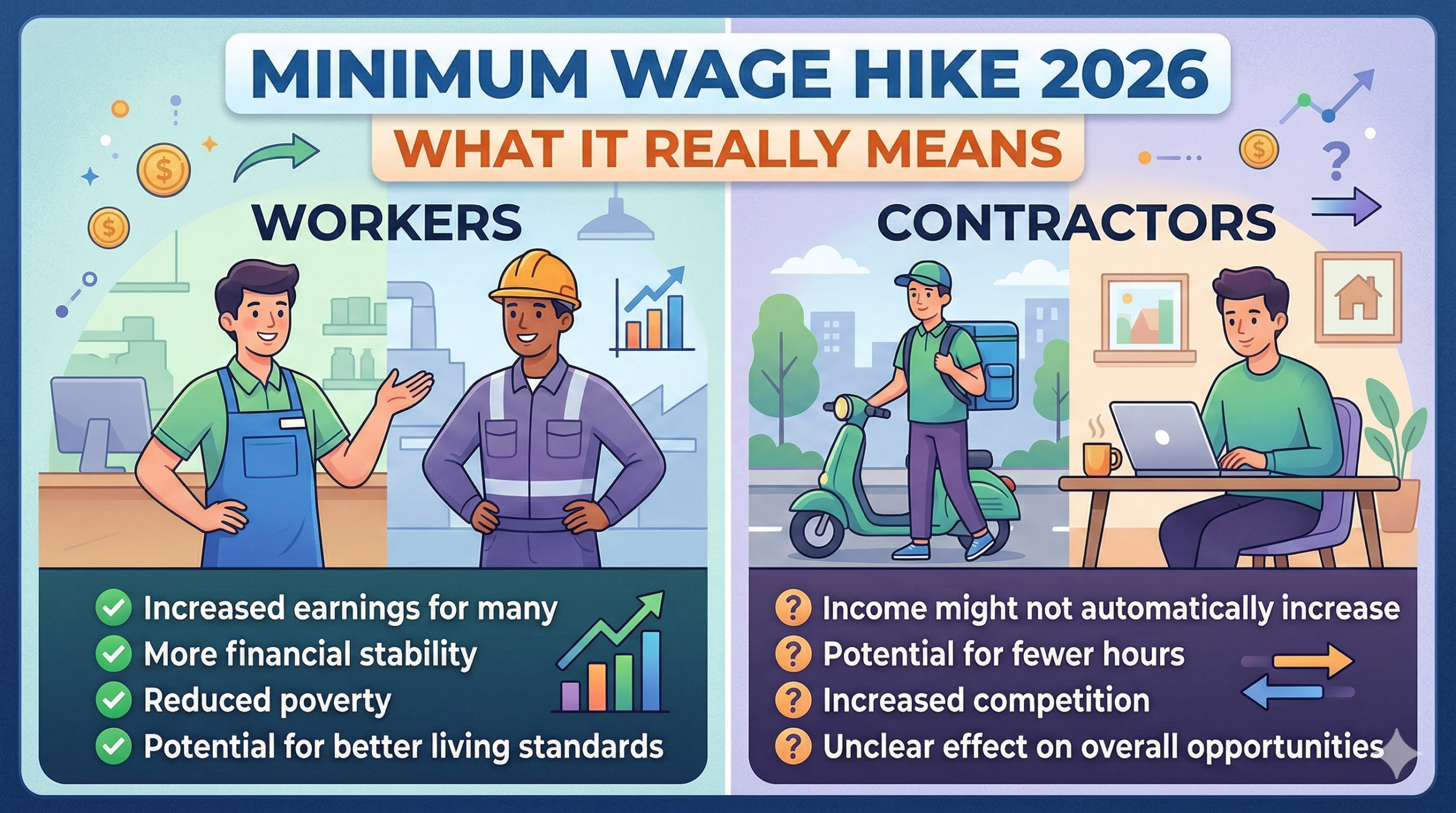 Minimum Wage Hike 2026: What It Really Means for Workers and Contractors