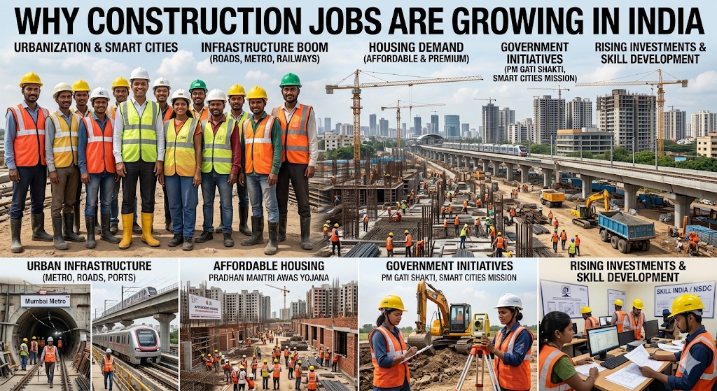 Why Construction Jobs Are Growing in India