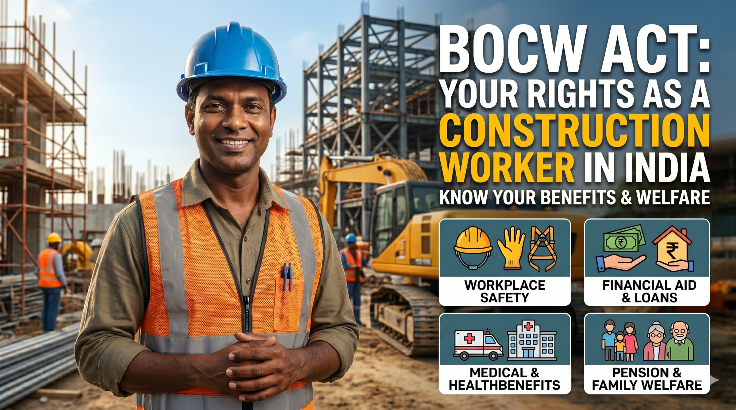 BOCW Act: Your Rights as a Construction Worker in India