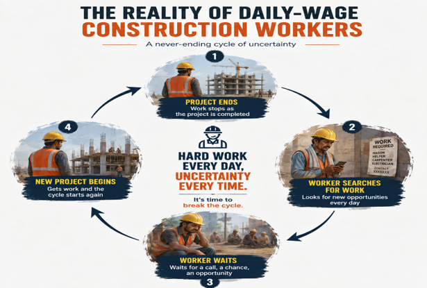 Challenges Faced by Construction Workers in India