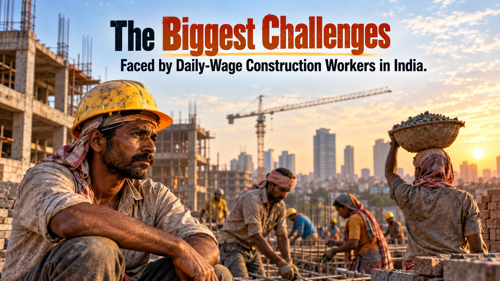 The Biggest Challenges Faced by Daily-Wage Construction Workers in India.